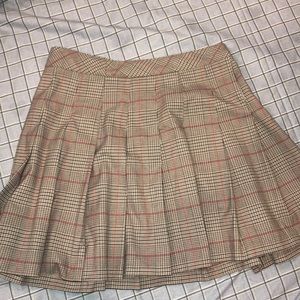 plaid skirt by divided